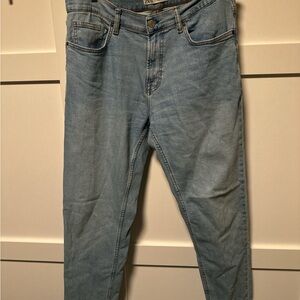 Zara Men's Denim Slim Jeans in Light Blue